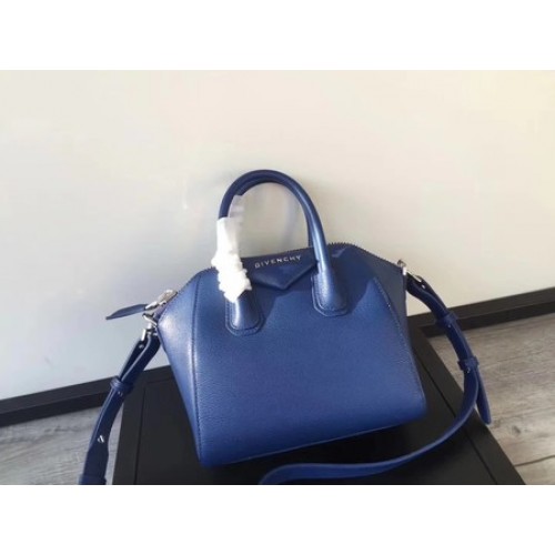 Givenchy Bolso Antigona Original Piel De Becerro G9982 azul