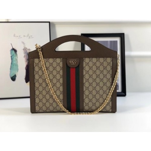 Gucci GG lona original ophidia Tote Bag 512957 café