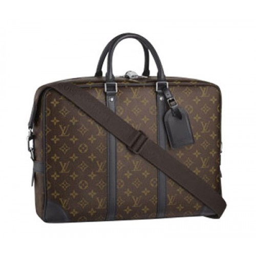 Louis Vuitton Monogram Macassar Canvas Porte Documents Voyage GM M40224