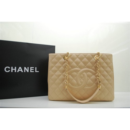Chanel 2011 GST Caviar Leather Bolso 36092 Crema