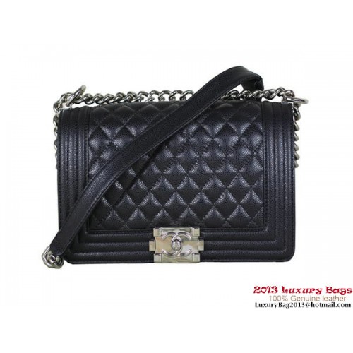 2013 Boy Chanel Flap Shoulder Bag Classic Cannage Patterns A67025 Negro