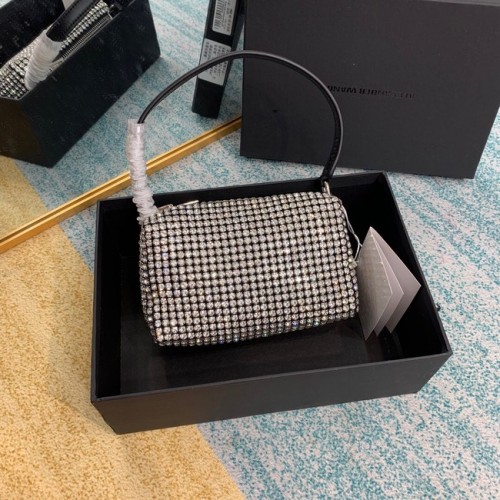 Alexander Wang Bolsa de diamantes 11219 Negro