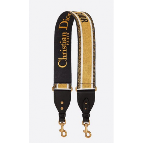 CORREA TOTALMENTE BORDADA MULTICOLOR MARRÓN S8540CBTE