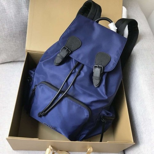 BURBERRY mochila de nailon 48791 azul