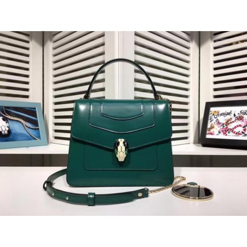 Bolso BVLGARI Serpenti Forever Charol BG2280 Verde