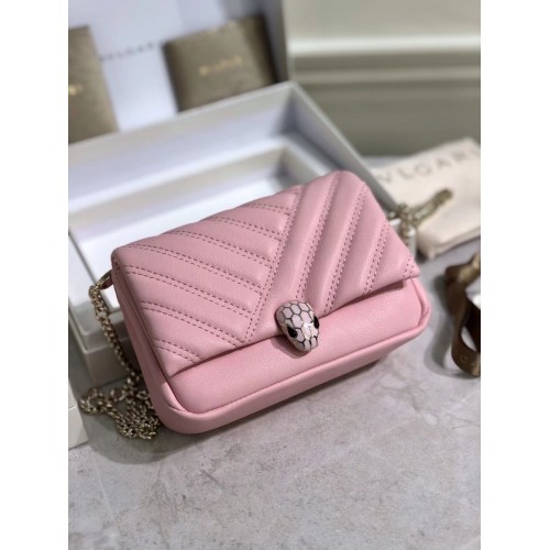 BVLGARI Bolso de hombro Piel de becerro B288760 rosa
