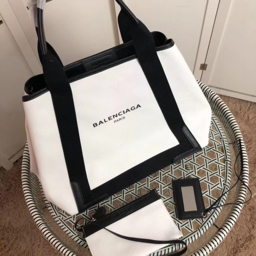 Balenciaga Bolso De Lona B8989 Blanco