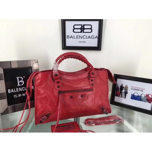 Balenciaga Classic City Bolsas B084332 Rojo