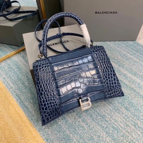 Balenciaga BOLSO MEDIANO CON ASA SUPERIOR HOURGLASS B108892E azul