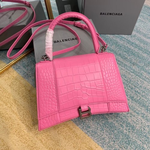 Balenciaga BOLSO MEDIANO CON ASA SUPERIOR HOURGLASS B108892E rosa
