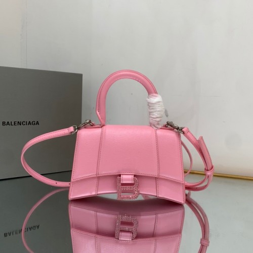 Balenciaga HOURGLASS PEQUEÑO BOLSO CON ASA SUPERIOR 59353 rosa