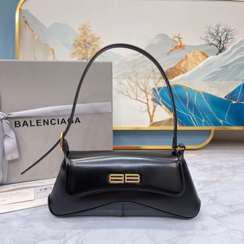 Balenciaga HOURGLASS PEQUEÑO BOLSO CON ASA SUPERIOR 6008 negro