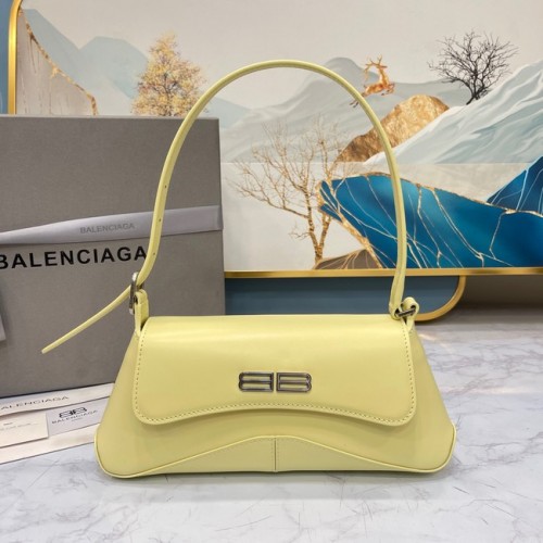 Balenciaga HOURGLASS PEQUEÑO BOLSO DE MANO SUPERIOR 6008 amarillo