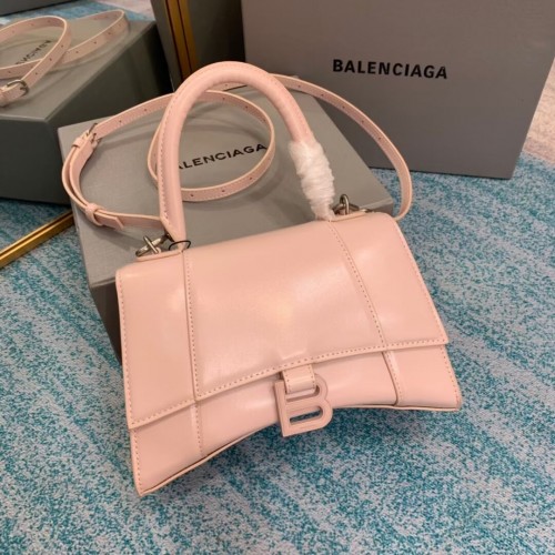 Balenciaga BOLSO PEQUEÑO HOURGLASS CON ASA SUPERIOR B108895-1 ROSA