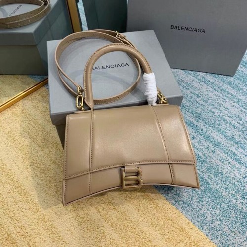 Balenciaga BOLSO PEQUEÑO HOURGLASS CON ASA SUPERIOR B108895-1 albaricoque