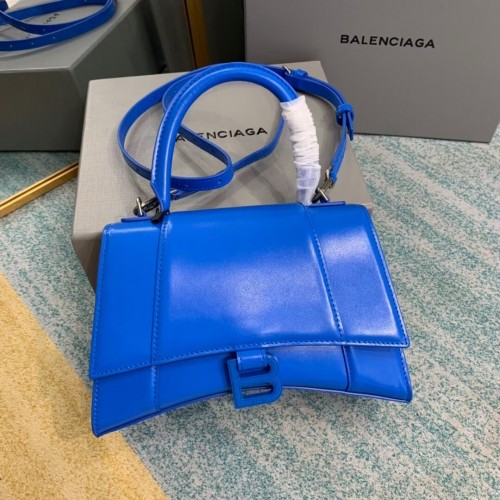 Balenciaga BOLSO PEQUEÑO HOURGLASS TOP HANDLE B108895-1 azul