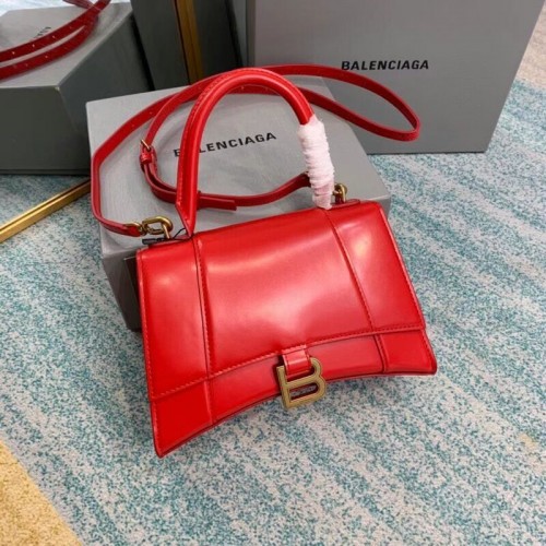 Balenciaga HOURGLASS PEQUEÑO BOLSO CON ASA SUPERIOR B108895-1 rojo