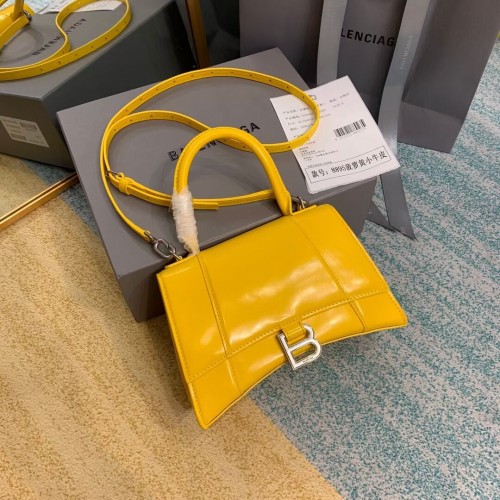 Balenciaga BOLSO PEQUEÑO HOURGLASS TOP HANDLE B108895-1 amarillo