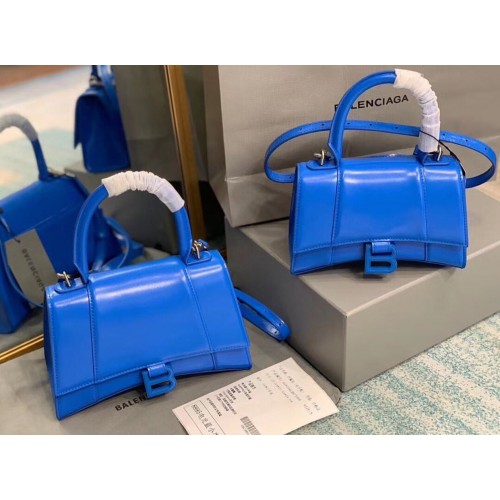 Balenciaga Cuero Original 25955 Azul