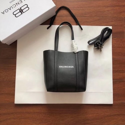 Balenciaga Original Leather Mini Shopper Bag 6696 Negro