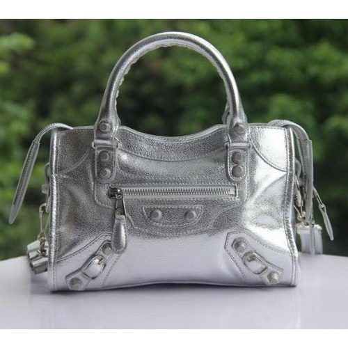 Balenciaga mini Classic Primeros Bolsos B300295 Plata
