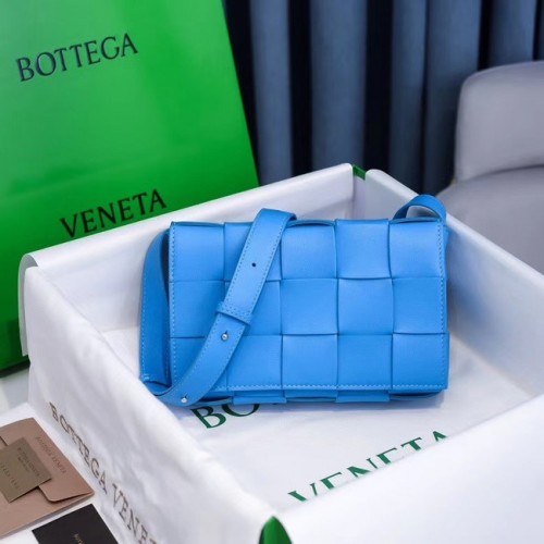 Bottega Veneta CASSETTE BOLSA 578004 azul