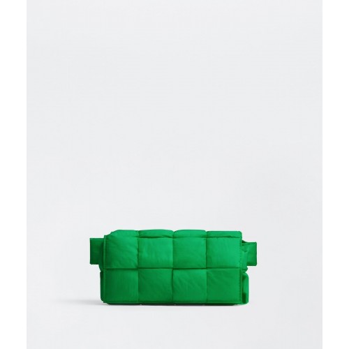 Bottega Veneta CASSETTE Mini riñonera de nailon 8952 Verde