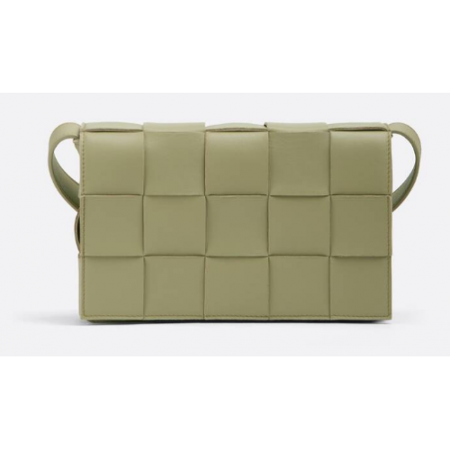 Bottega Veneta Intreccio bandolera de piel 578004 Travertino