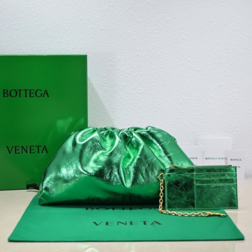 Bottega Veneta Clutch de piel 576227 Periquito