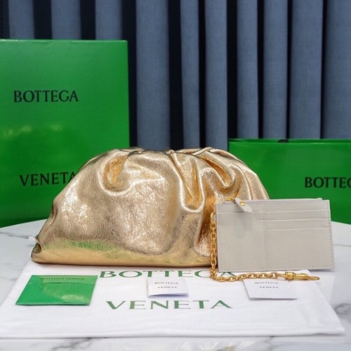 Bottega Veneta Cartera de cuero 576227 oro