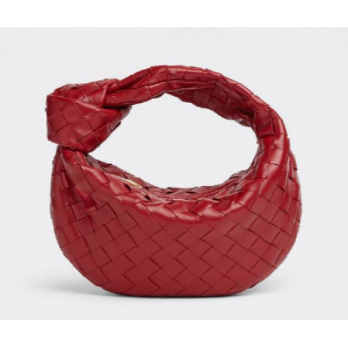 Bottega Veneta MINI JODIE 651876 ROJO OSCURO
