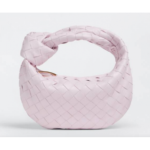 Bottega Veneta Mini bolso con asa superior de cuero intrecciato 651876 Bliss Washed
