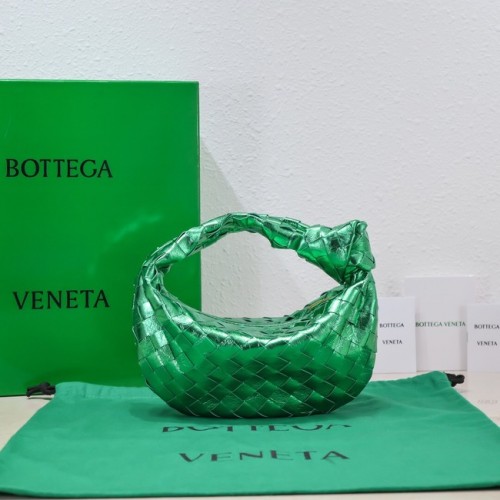 Bottega Veneta Bolso mini de piel trenzada con asa superior 651876 Periquito
