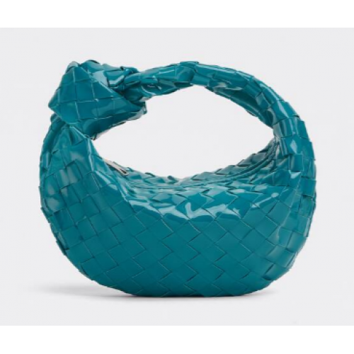 Bottega Veneta Mini bolso con asa superior de charol intrecciato JODIE 651876V BLASTER