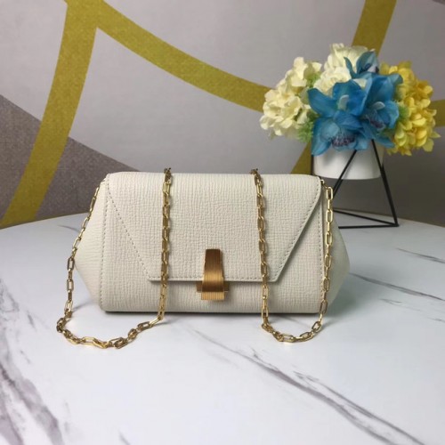 Bottega Veneta Original Leather Mini Chain Bag BV6700 blanco