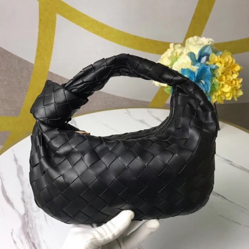 Bottega Veneta Bolso de cuero tejido original BV4588 negro
