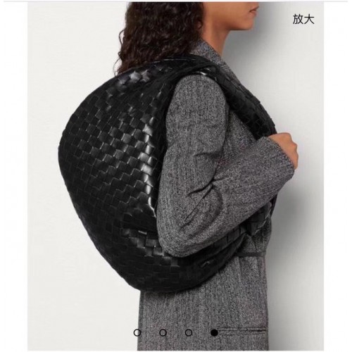 Bottega Veneta Bolso de cuero tejido original BV4589 negro