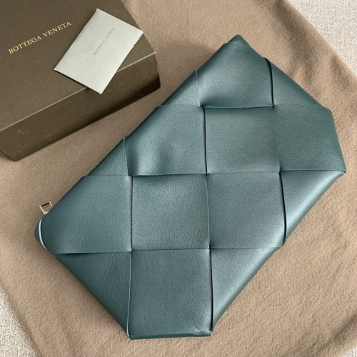 Bottega Veneta Bolso de cuero tejido original BV4599 verde