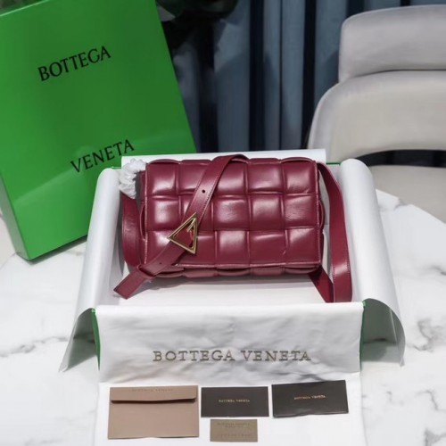 Bottega Veneta BOLSA DE CASSETTE ACOLCHADA 591970 Borgoña