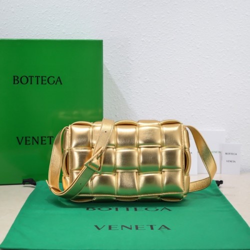 Cassette Acolchado Bottega Veneta 591970 Oro