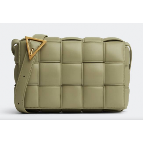 Cassette acolchado Bottega Veneta 591970 Travertino