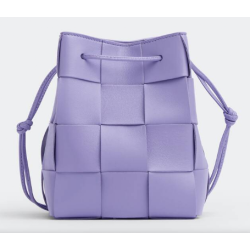 Bottega Veneta Small Cassette Bucket Bag 680218 Wisteria