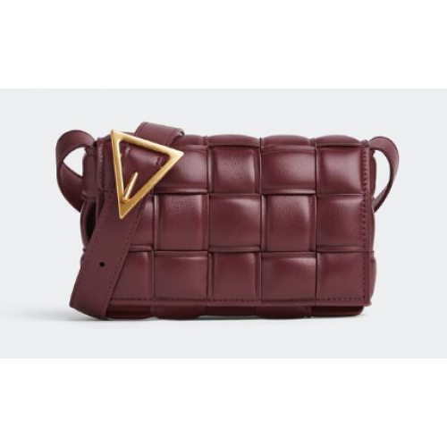 Cassette acolchado pequeño Bottega Veneta 717506 Barolo