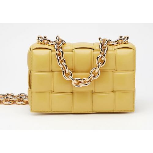 Bottega Veneta LA CADENA CASSETTE Entrega acelerada 631421 amarillo