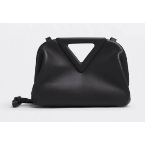 Bottega Veneta Top Handle Bolsos punto 658476 NERO