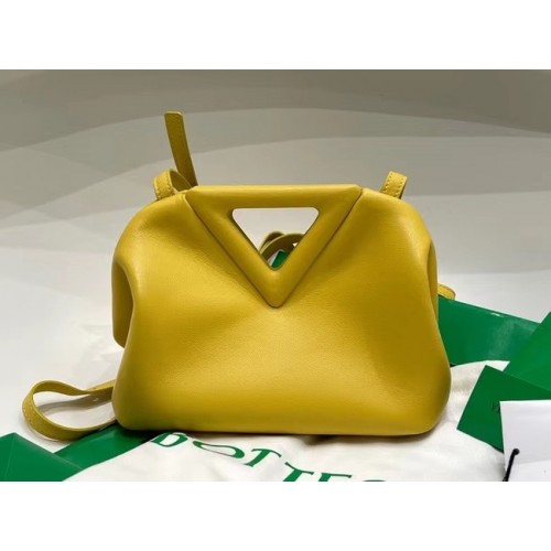 Bottega Veneta Top Handle Bolsos punto 658476 amarillo