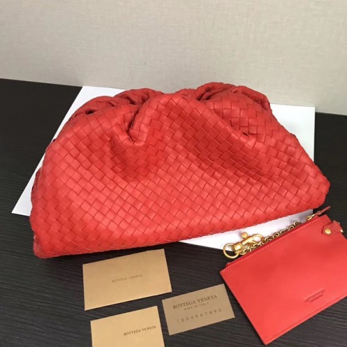 Bottega Veneta Weave Clutch bag 585853 rojo