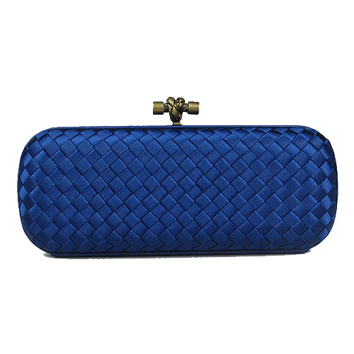 Venta caliente Bottega Veneta bolso de embrague 8651 azul