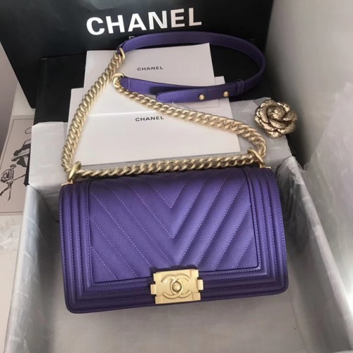 Bolso chico chanel V67086 violeta