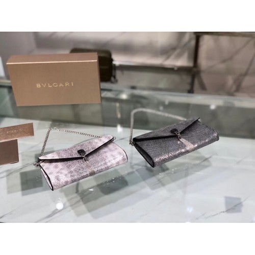 Bandolera Bulgari de piel metalizada 39175